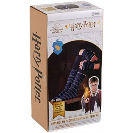 Harry Potter Knitting Kit Slouch Socks and Mittens Ravenclaw